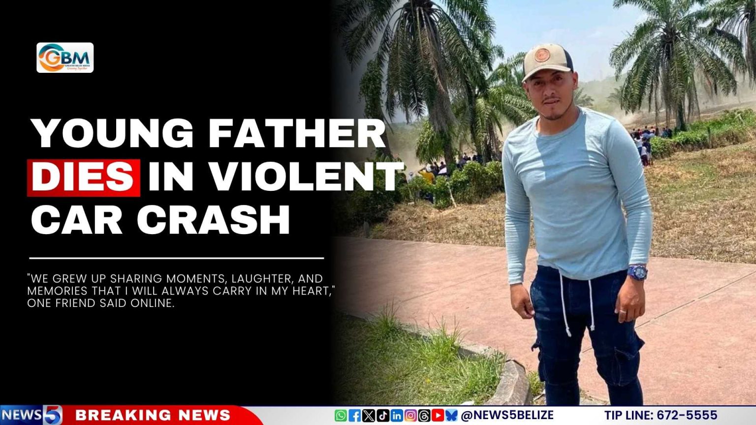 Young Father Dies in Violent Car Crash