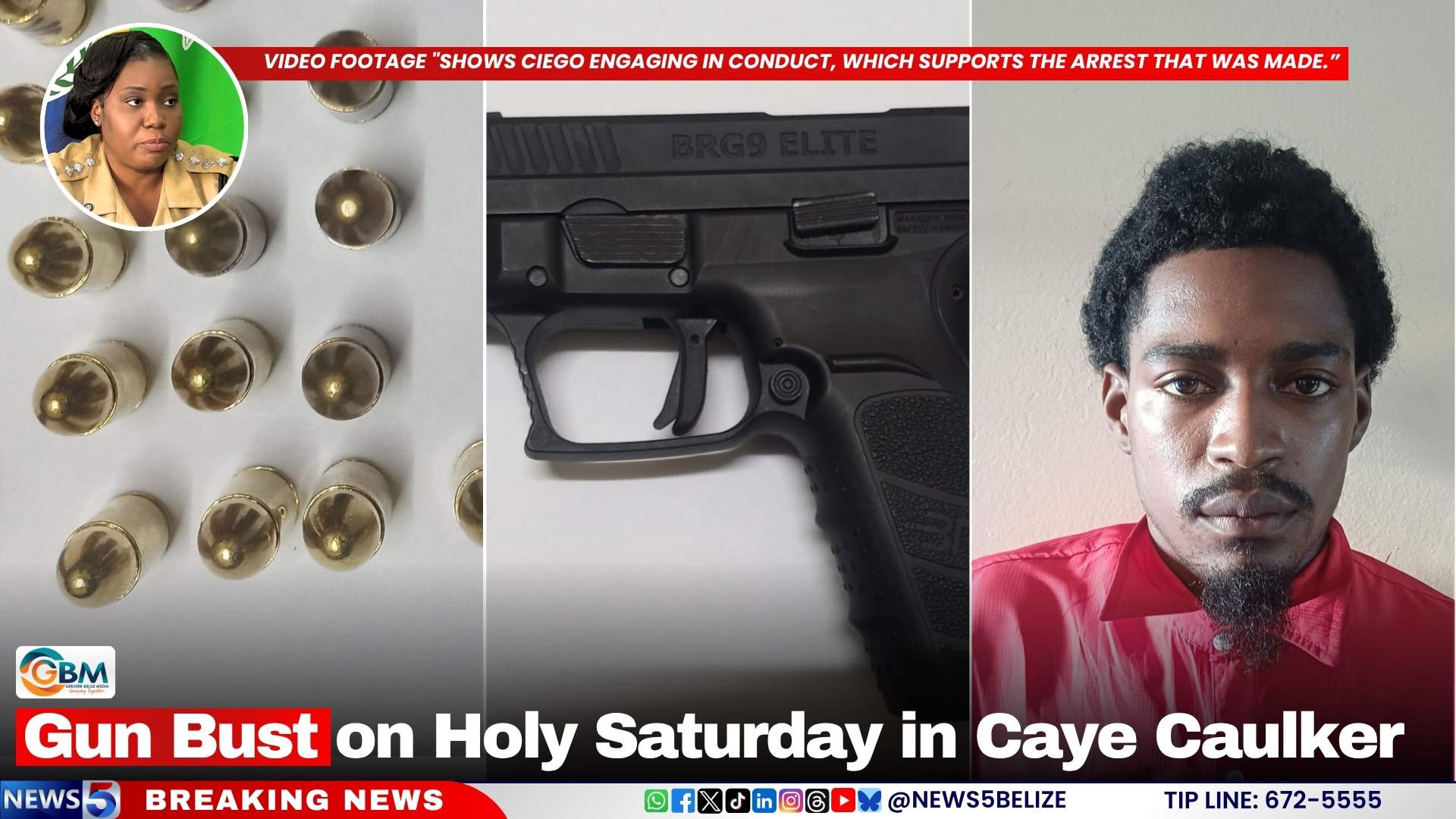 Gun Bust on Holy Saturday in Caye Caulker