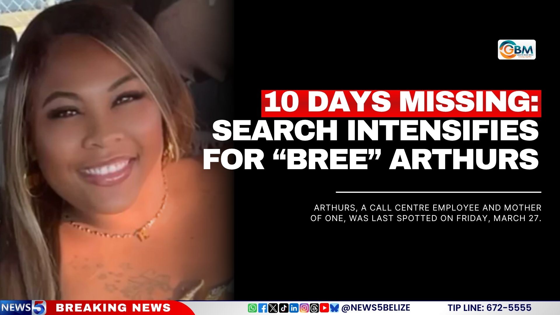 10 Days Missing: Search Intensifies for “Bree” Arthurs