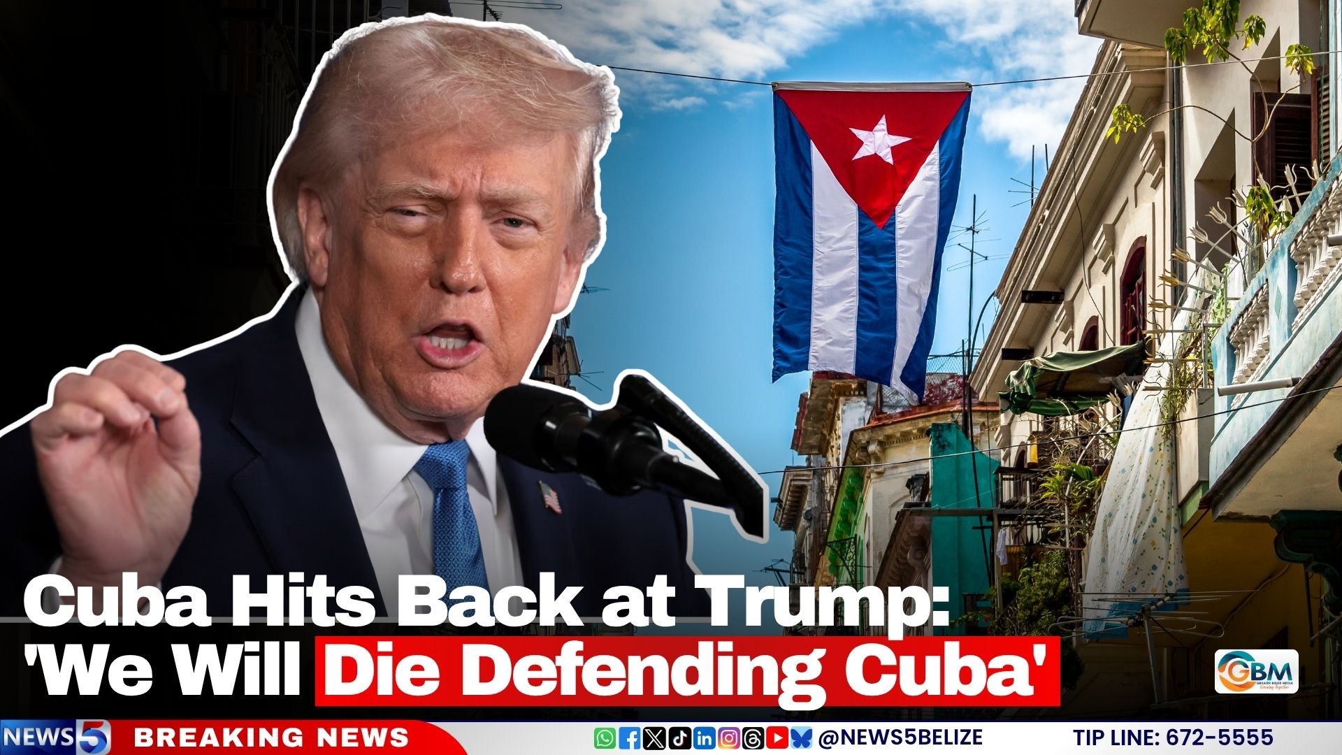 Cuba Hits Back at Trump: 'We Will Die Defending Cuba'
