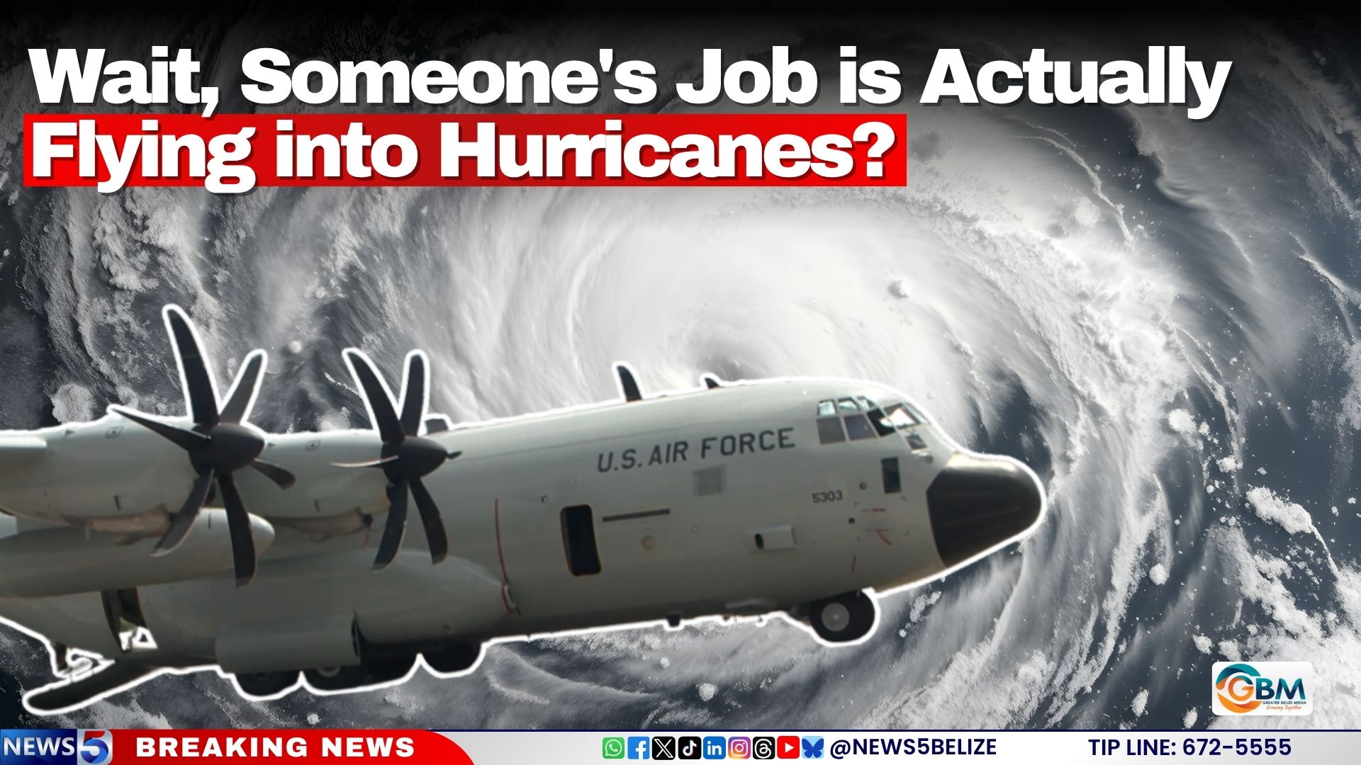 Wait, Someone's Job is Actually Flying into Hurricanes?