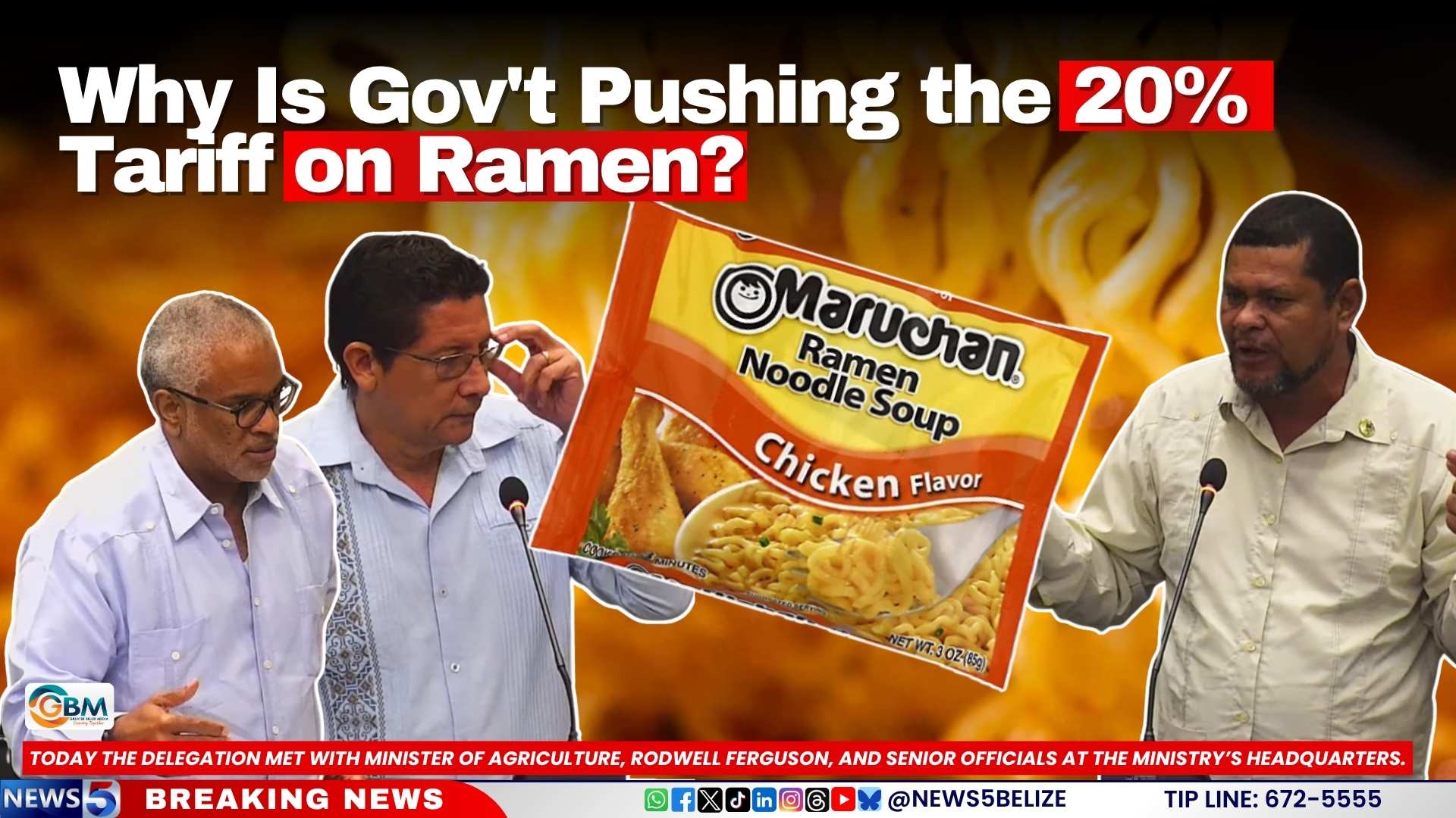 Why Is Gov't Pushing the 20% Tariff on Ramen?