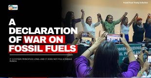 A Declaration of War on Fossil Fuels