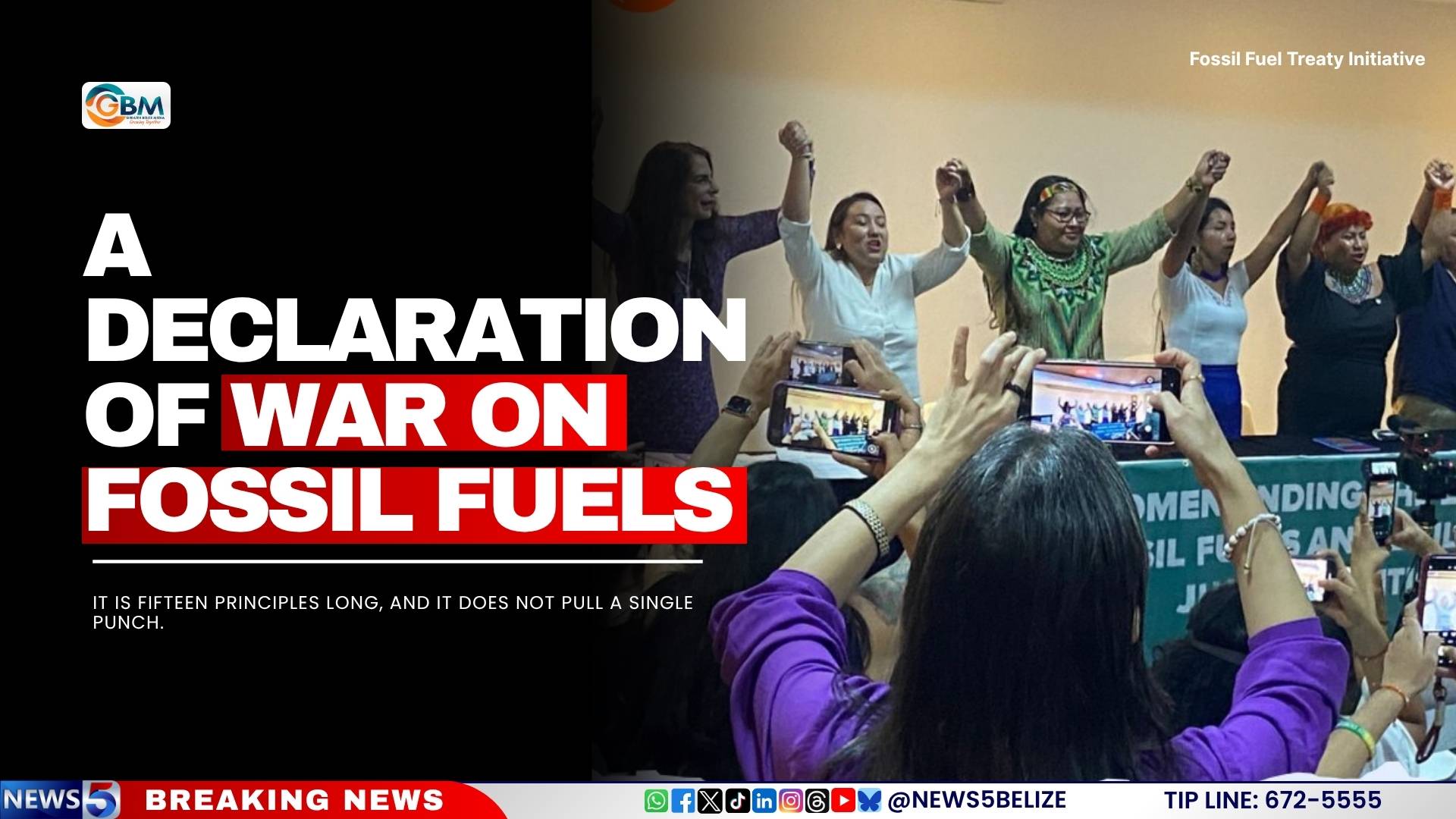 A Declaration of War on Fossil Fuels