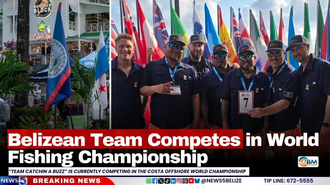 Belizean Team Competes in World Fishing Championship