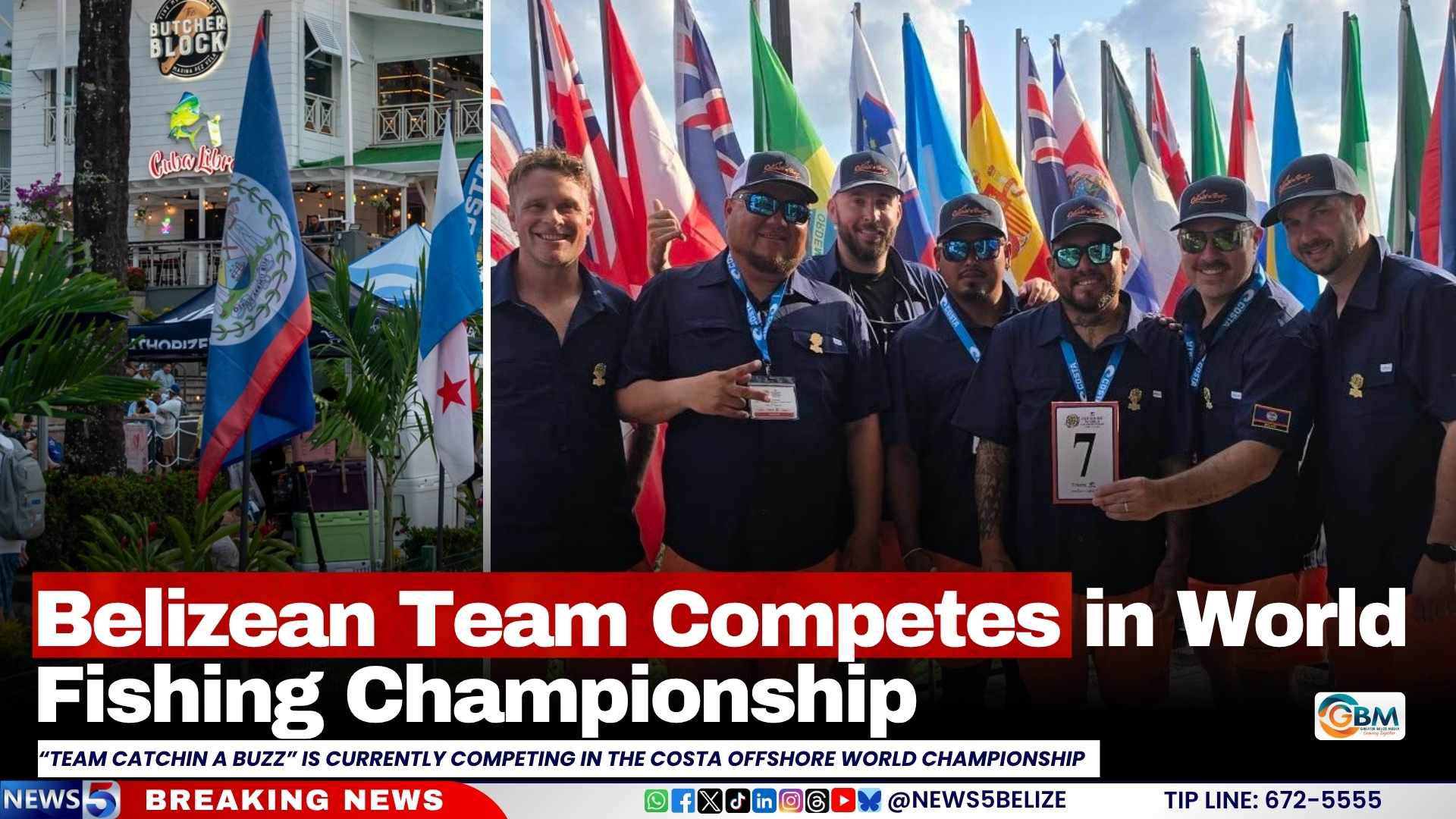 Belizean Team Competes in World Fishing Championship