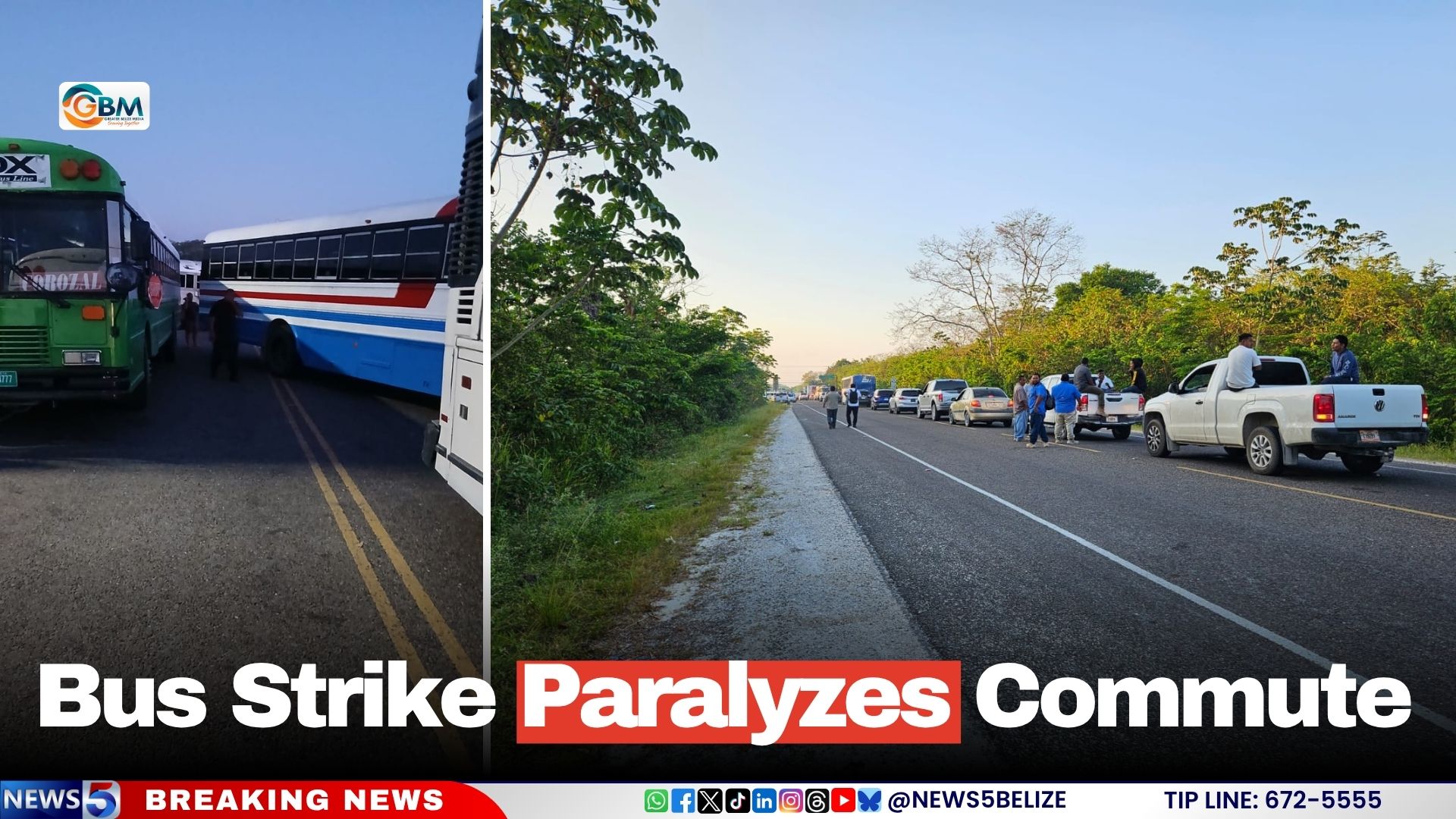 Bus Strike Paralyzes Commute