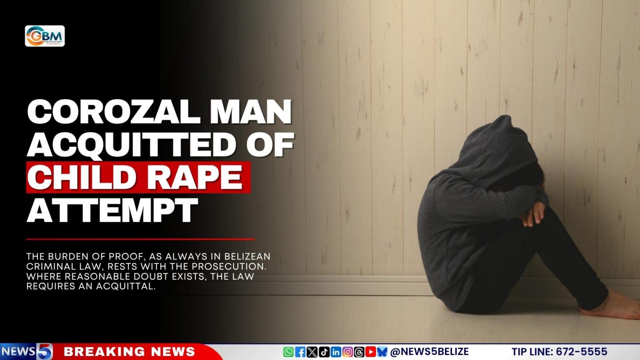 Corozal Man Acquitted of Child Rape Attempt