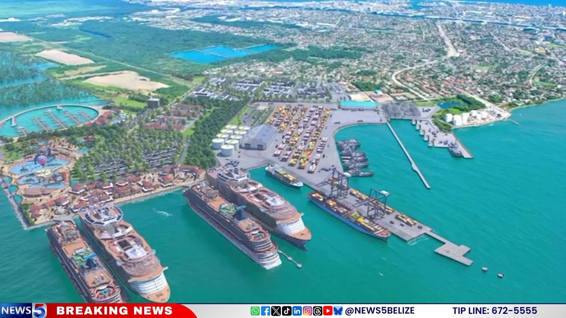 DOE Grants Conditional Environmental Clearance for Port of Belize Expansion Project