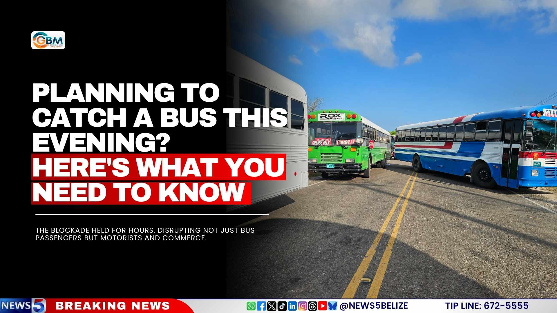 Planning to Catch a Bus This Evening? Here's What You Need to Know