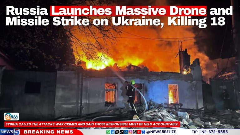 Russia Launches Massive Drone and Missile Strike on Ukraine, Killing 18 ...