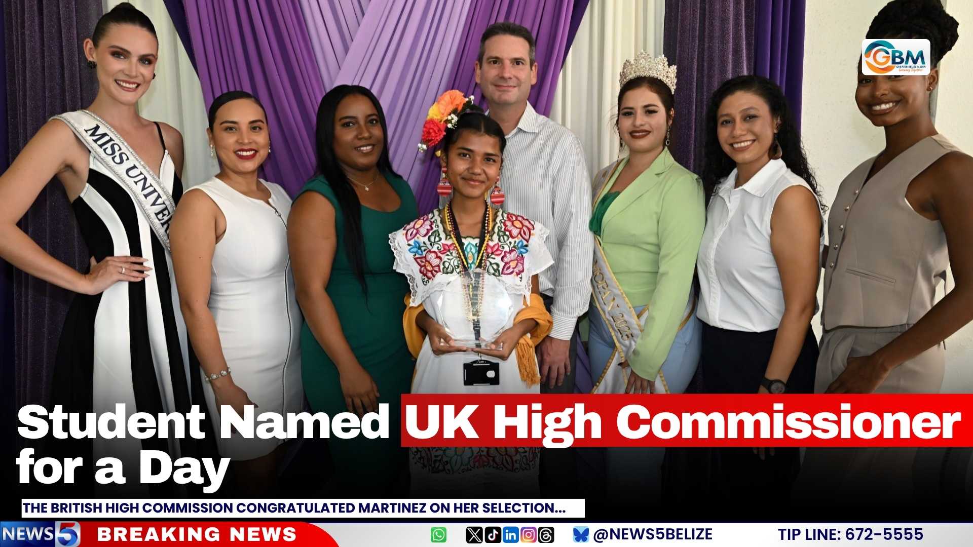 Student Named UK High Commissioner for a Day