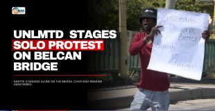 Unlmtd Stages Solo Protest on BelCan Bridge