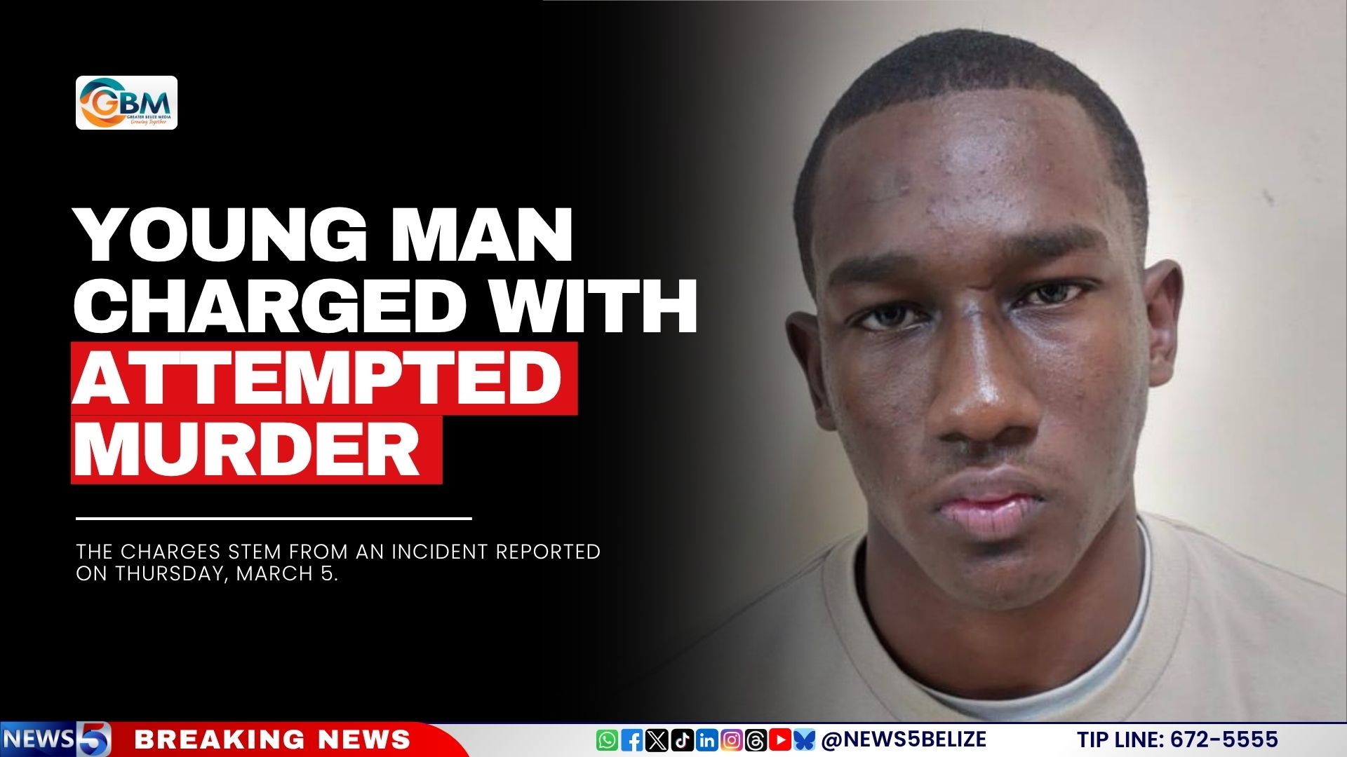Young Man Charged with Attempted Murder