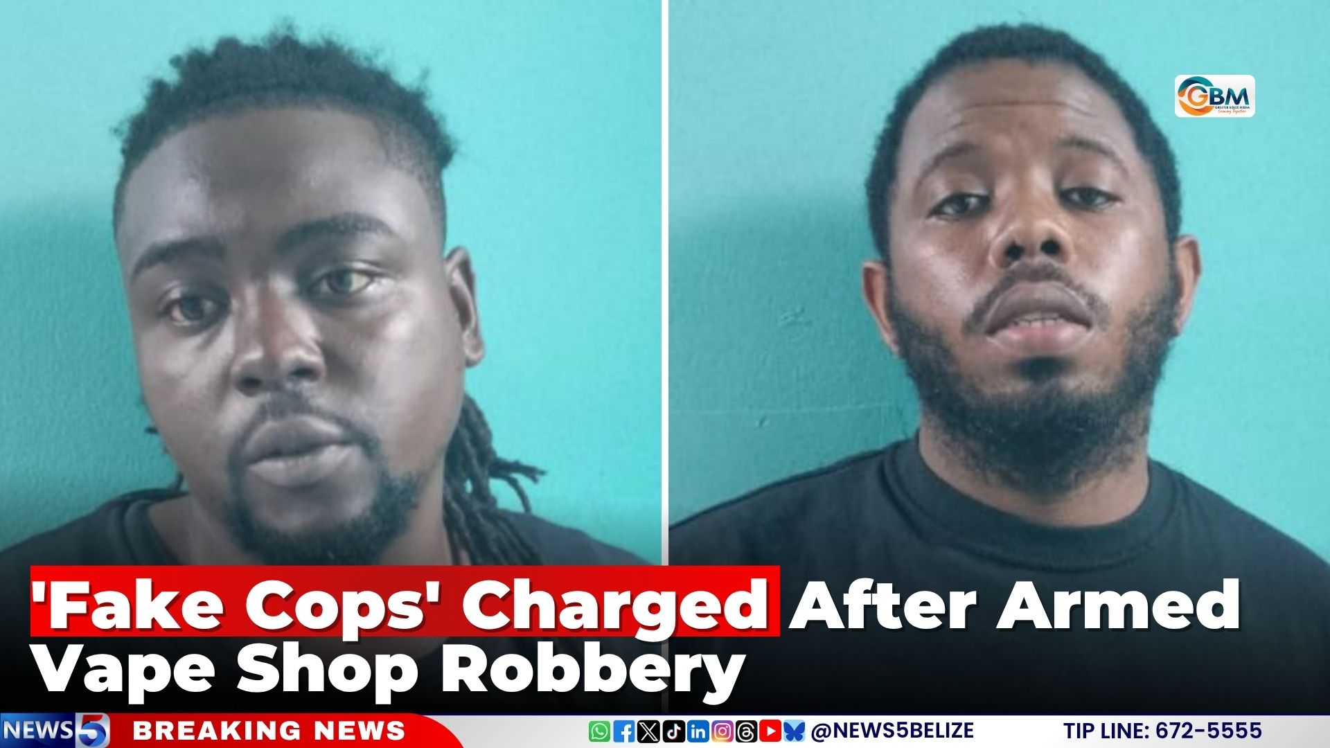 'Fake Cops' Charged After Armed Vape Shop Robbery