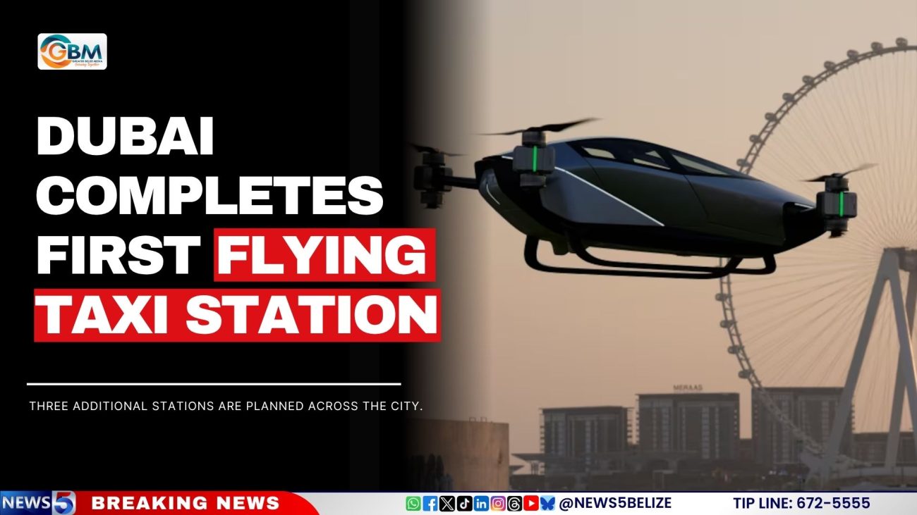 Dubai Completes First Flying Taxi Station