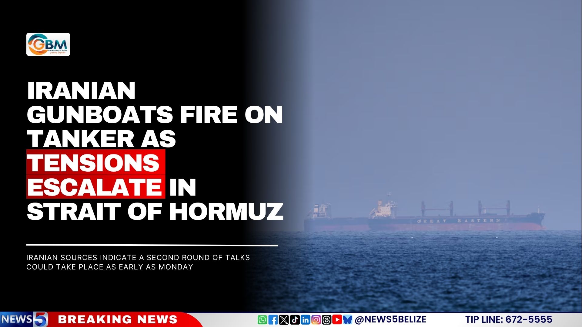 Iranian Gunboats Fire on Tanker as Tensions Escalate in Strait of Hormuz 