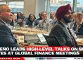 Briceño Leads High-Level Talks on Small States at Global Finance Meetings