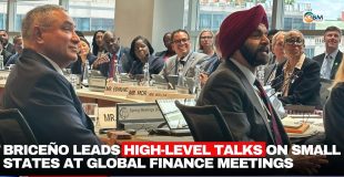 Briceño Leads High-Level Talks on Small States at Global Finance Meetings