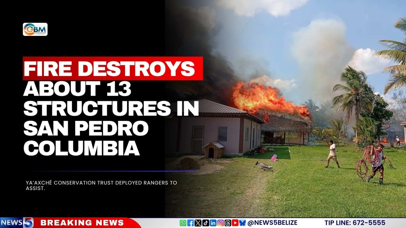 Fire Destroys About 13 Structures in San Pedro Columbia