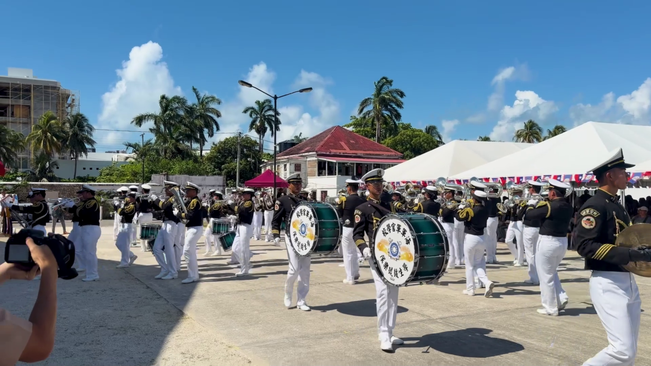 Taiwan Navy Band Performs in Belize During Training Ship Visit