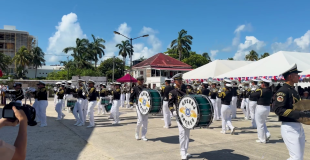 Taiwan Navy Band Performs in Belize During Training Ship Visit