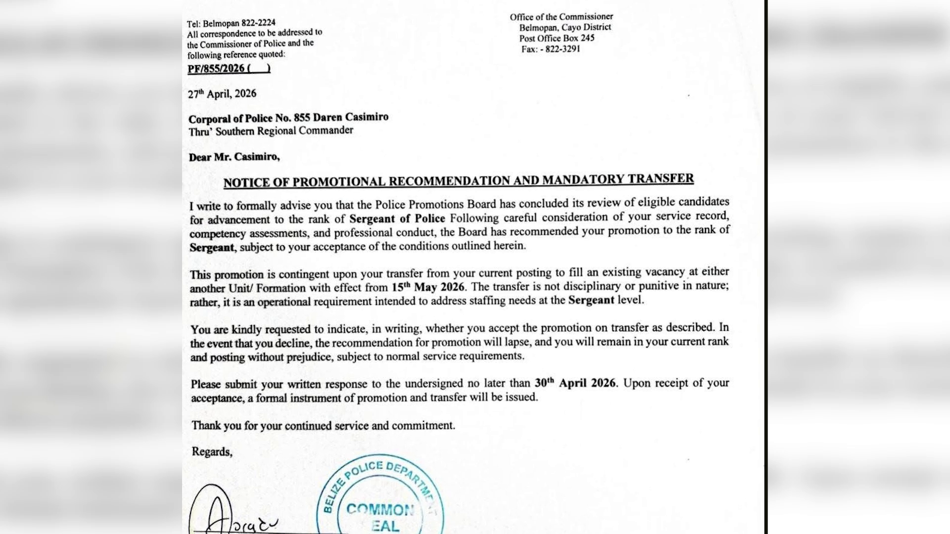 Police Officers Promoted, but are They Still Waiting to Get Paid?