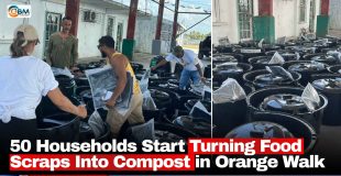 50 Households Start Turning Food Scraps Into Compost in Orange Walk