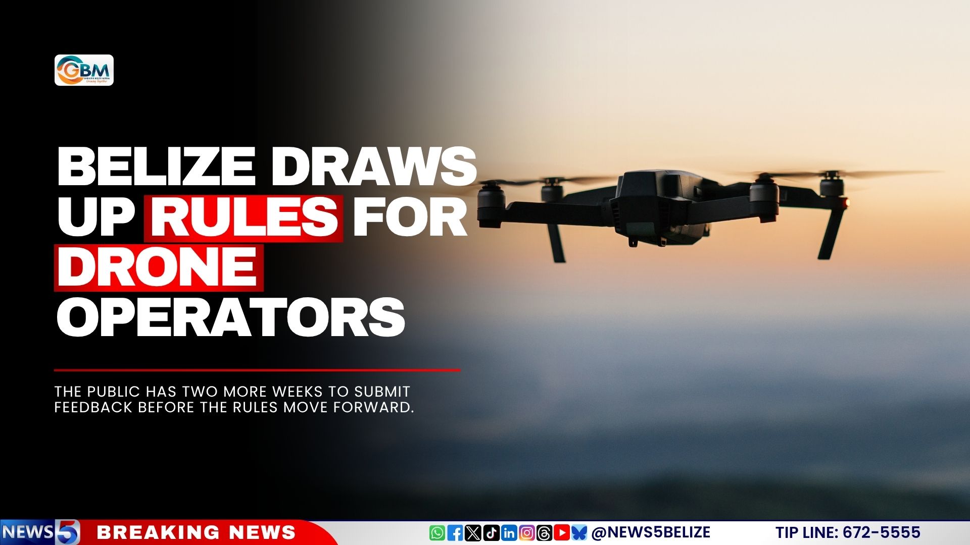 Belize Draws Up Rules for Drone Operators