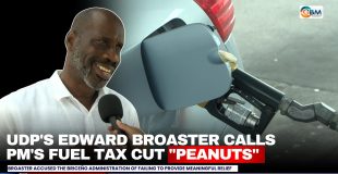 UDP's Edward Broaster Calls PM's Fuel Tax Cut 