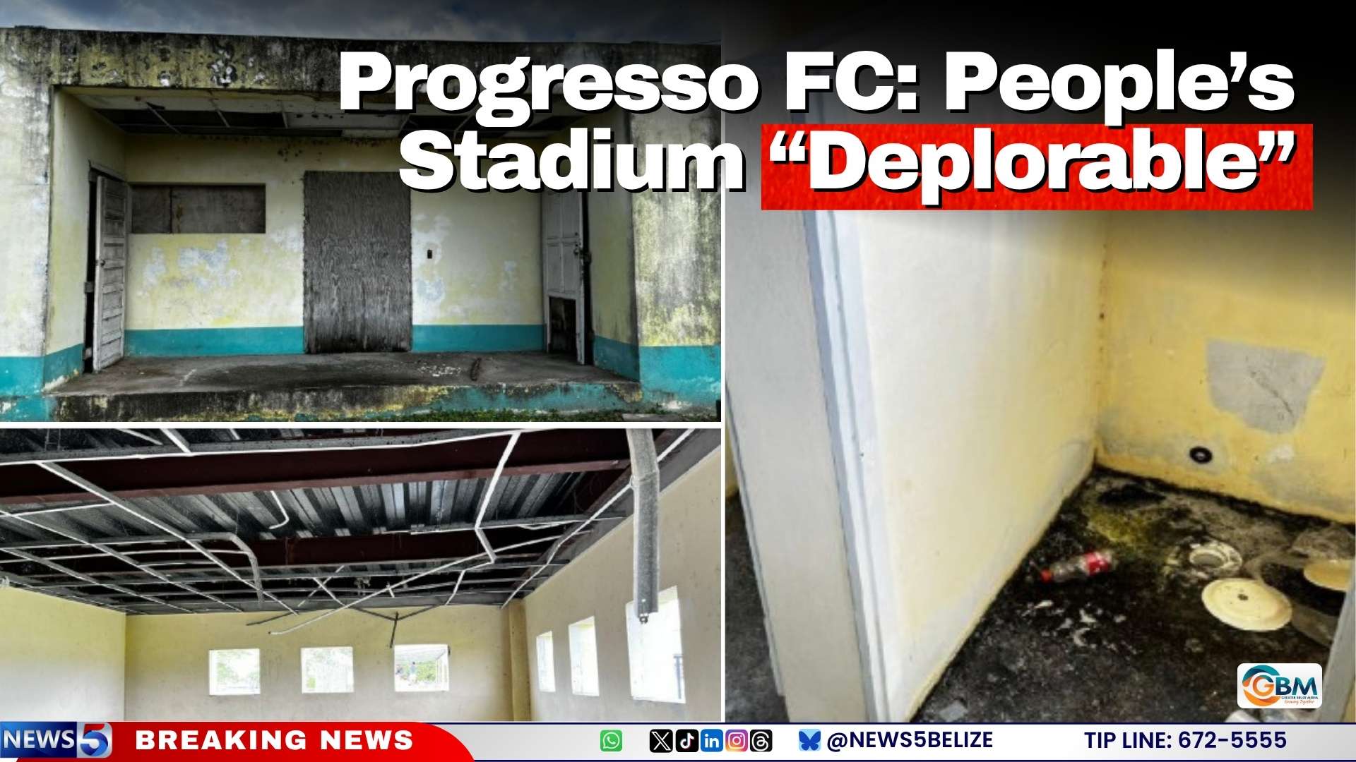 Progresso FC: People’s Stadium “Deplorable”