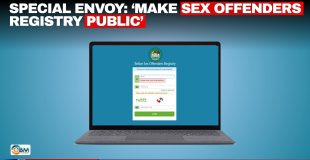 Special Envoy: ‘Make Sex Offenders Registry Public’