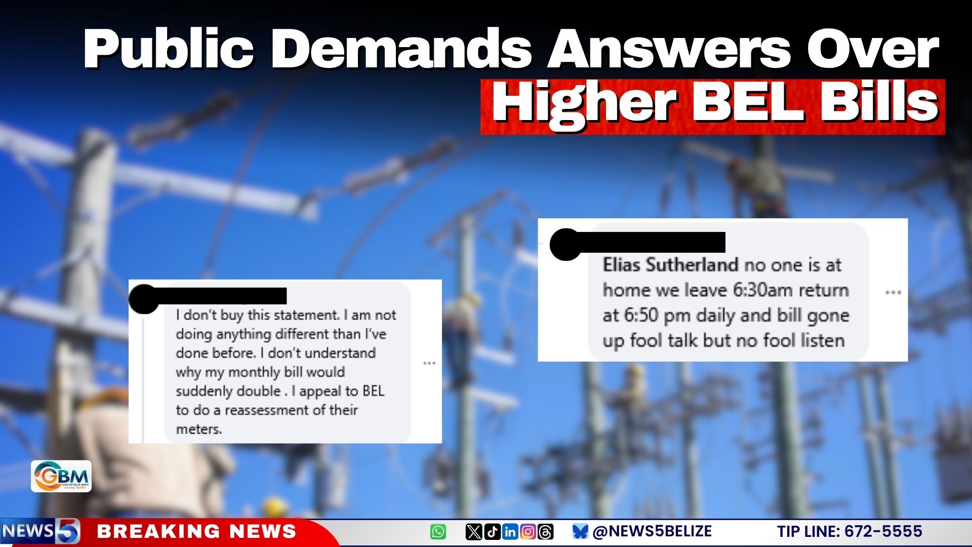 Public Demands Answers Over Higher BEL Bills