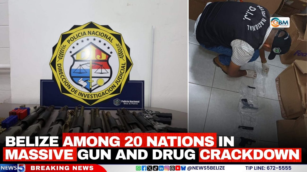 Belize Among 20 Nations in Massive Gun and Drug Crackdown