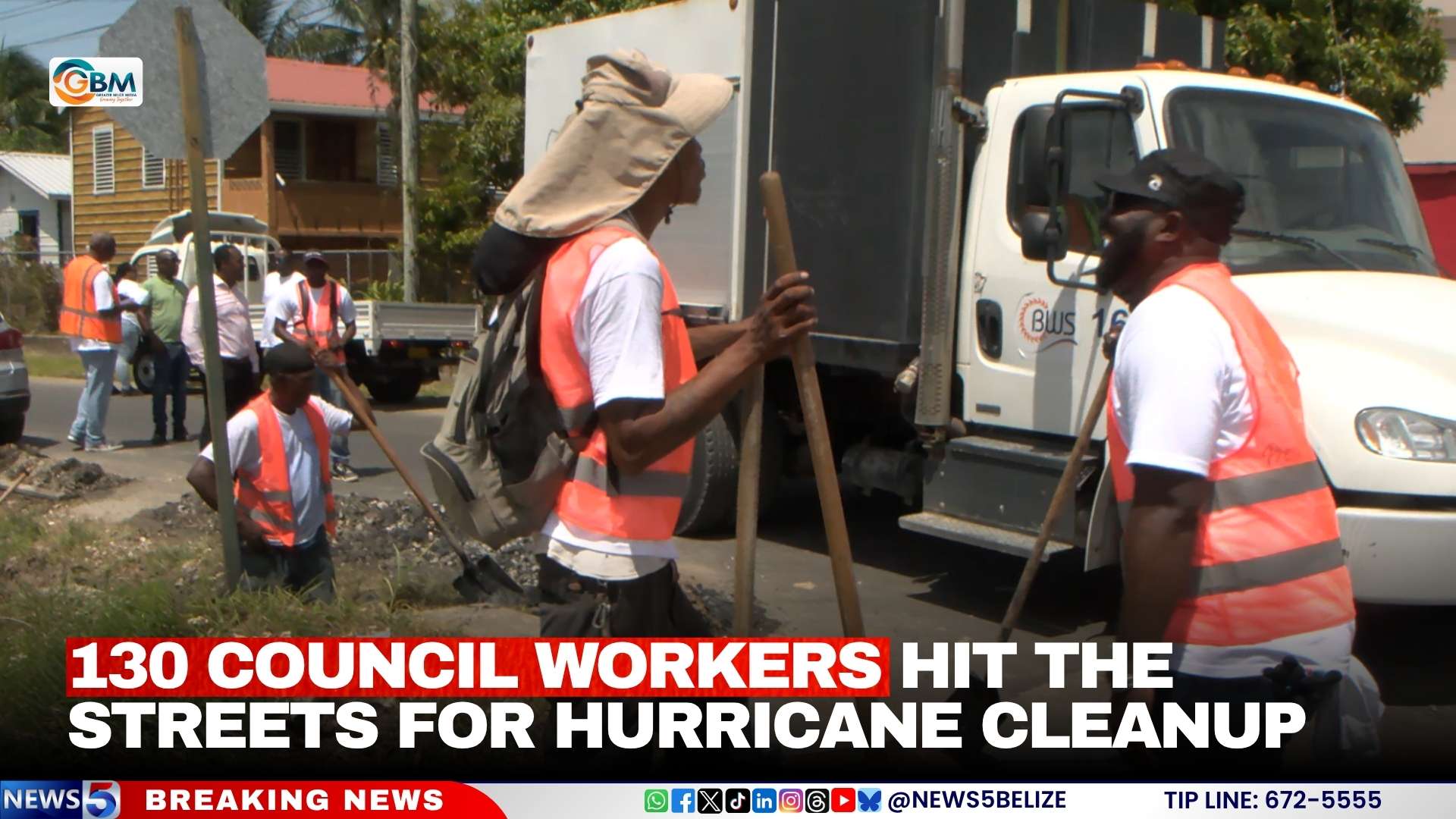 130 Council Workers Hit the Streets for Hurricane Cleanup