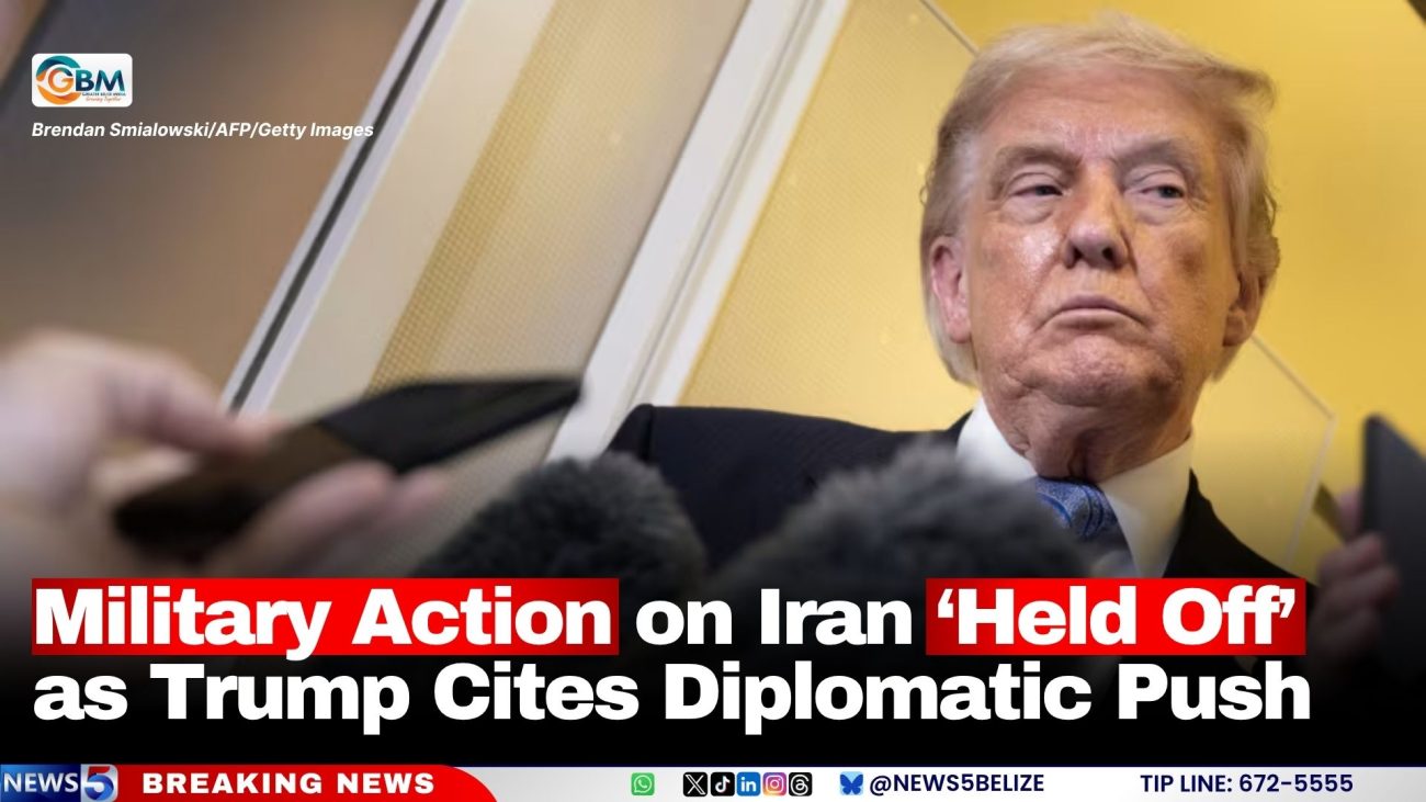 Military Action on Iran ‘Held Off’ as Trump Cites Diplomatic Push
