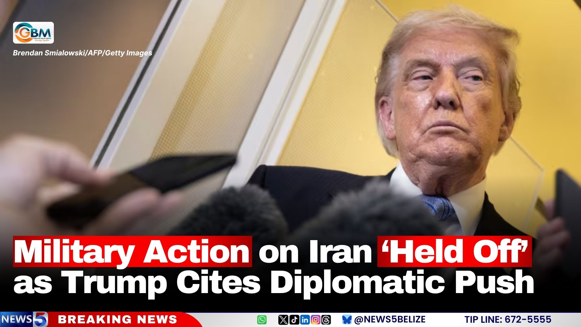Military Action on Iran ‘Held Off’ as Trump Cites Diplomatic Push