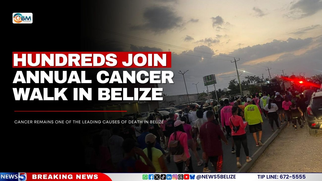 Hundreds Join Annual Cancer Walk in Belize
