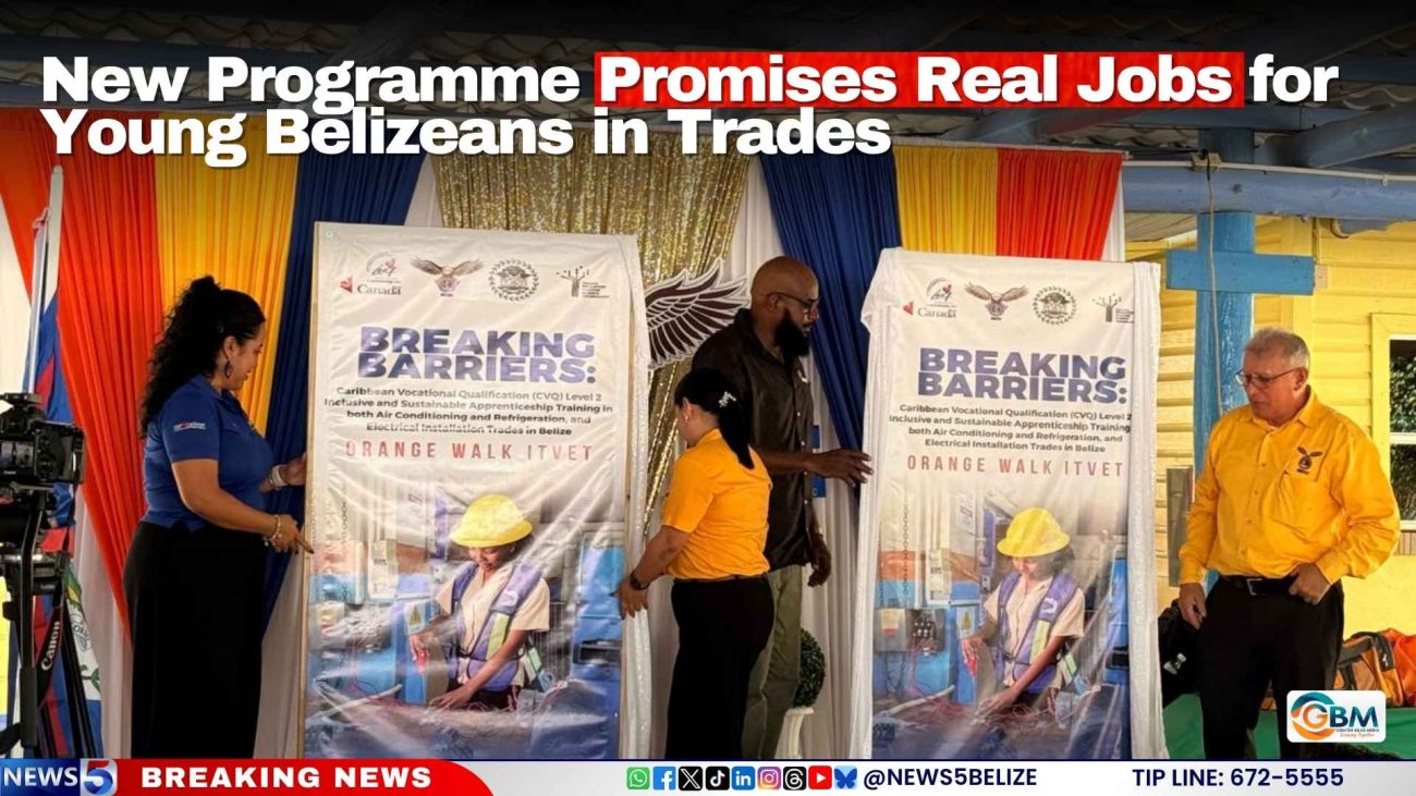 New Programme Promises Real Jobs for Young Belizeans in Trades
