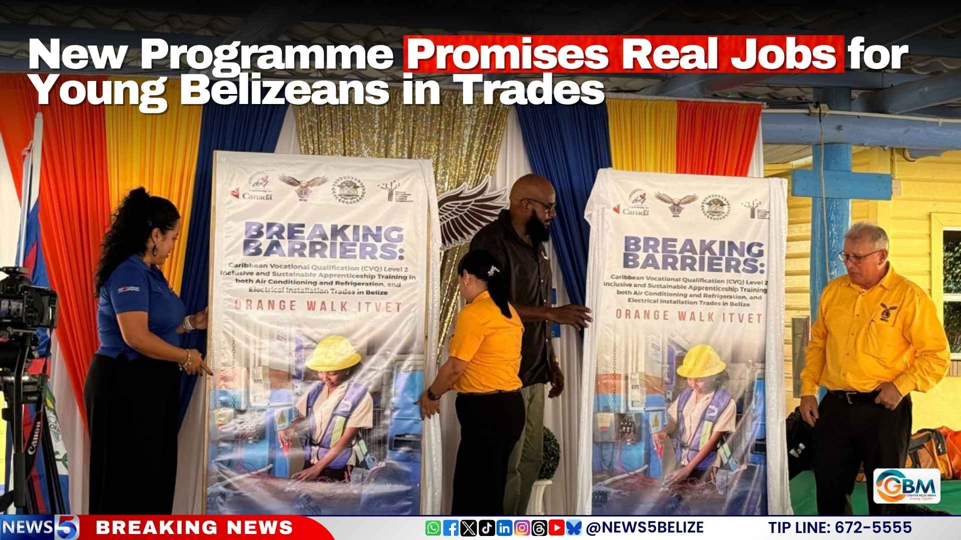 New Programme Promises Real Jobs for Young Belizeans in Trades