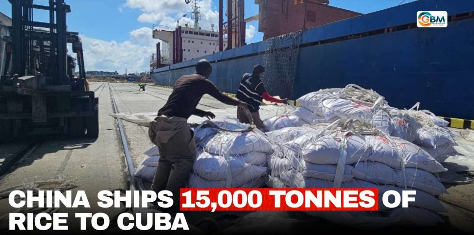 China Ships 15,000 Tonnes of Rice to Cuba