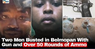 Two Men Busted in Belmopan With Gun and Over 50 Rounds of Ammo