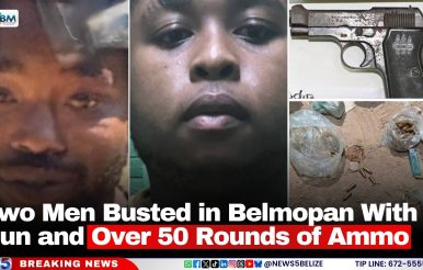 Two Men Busted in Belmopan With Gun and Over 50 Rounds of Ammo
