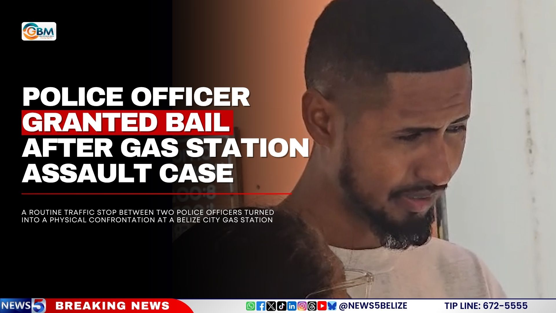 Police Officer Granted Bail After Gas Station Assault Case
