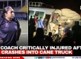 FFB Coach Critically Injured After Bus Crashes Into Cane Truck