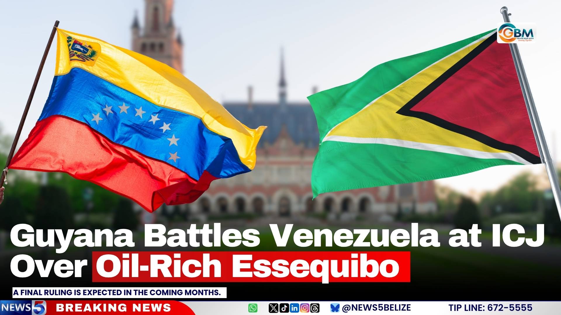 Guyana Battles Venezuela at World Court Over Oil-Rich Essequibo