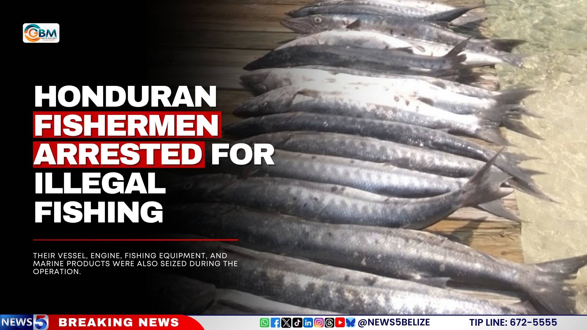 Honduran Fishermen Arrested for Illegal Fishing