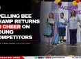 Spelling Bee Champ Returns to Cheer On Young Competitors