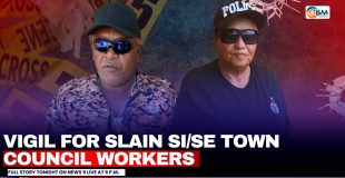 Vigil for Slain Town Council Workers