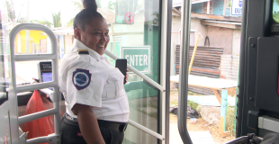 A Human Touch Keeps Belize City’s E-Bus Riders Coming Back